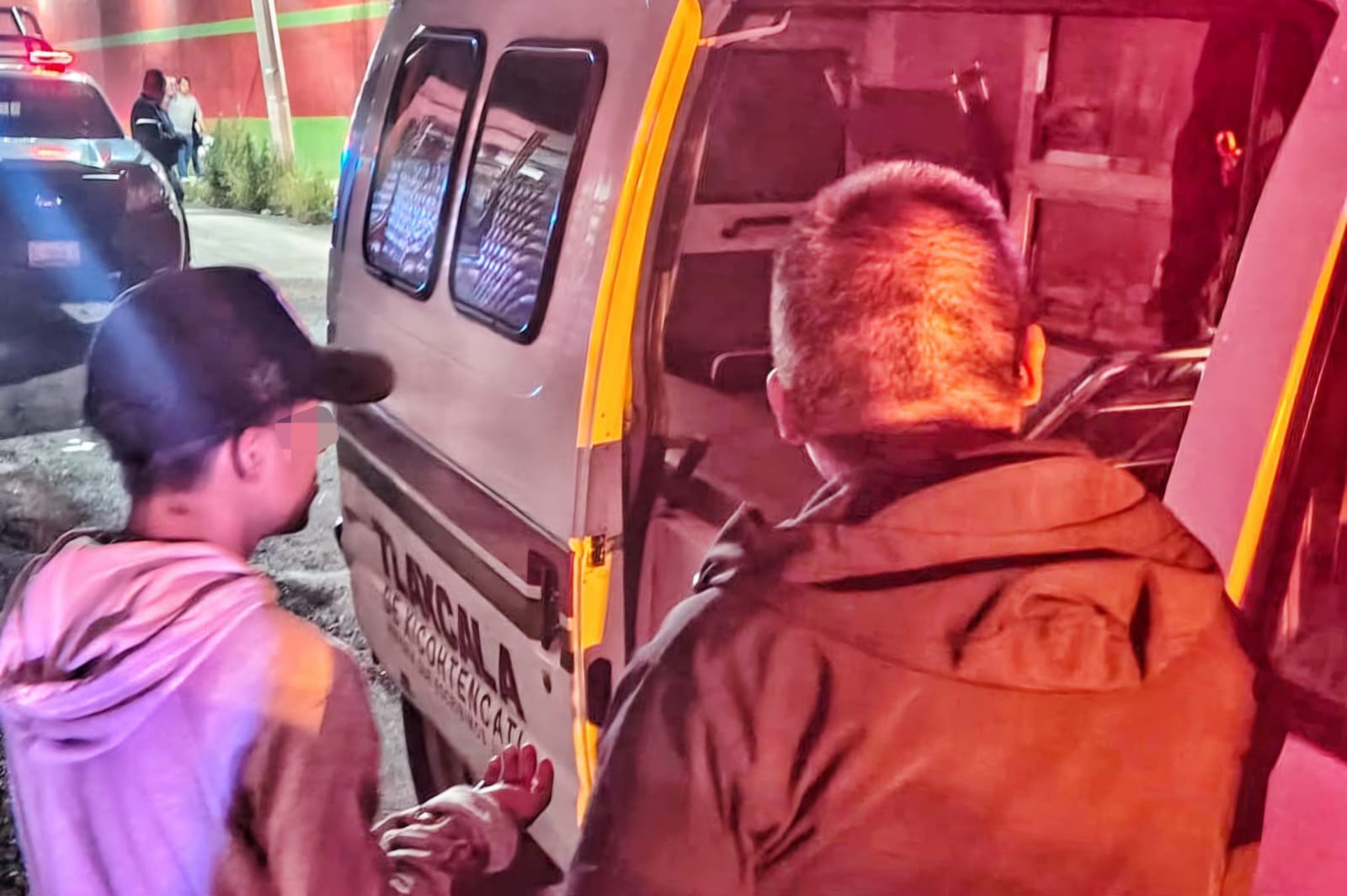 Elementos policiales y de Protección Civil de la capital brindaron atención inmediata a joven agredido con arma blanca